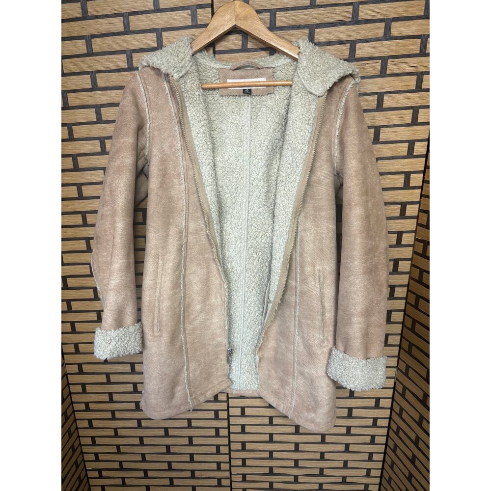 Maurice’s  Brown‎ Sherpa Lined Jacket Size Small